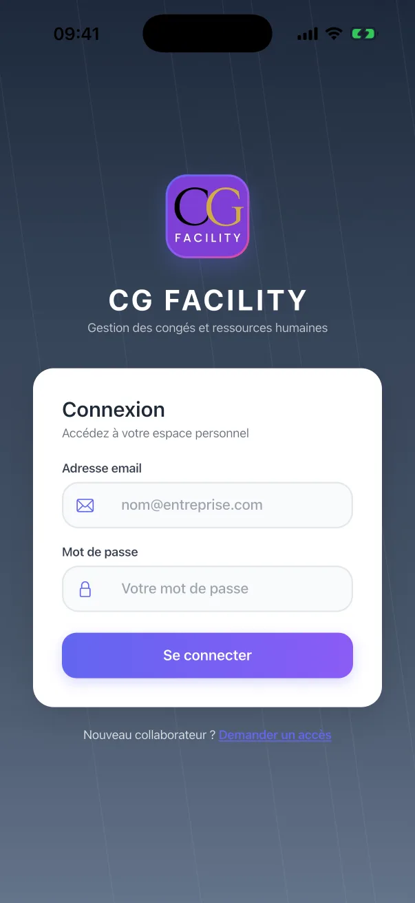 Application CG Facility de gestion des congés